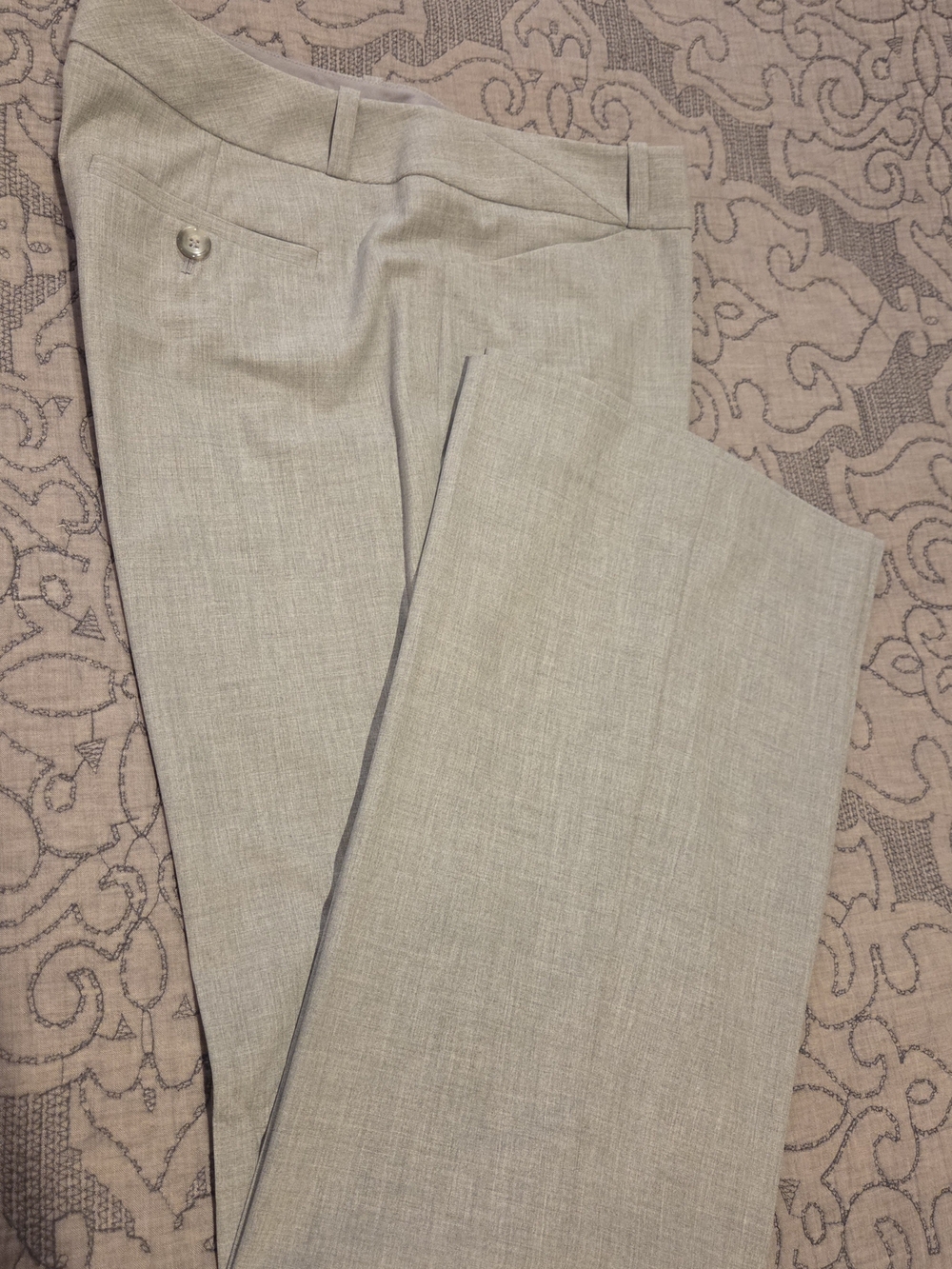 The Limited Women's Dress Pants, Drew Fit, in Light Gray, 14L